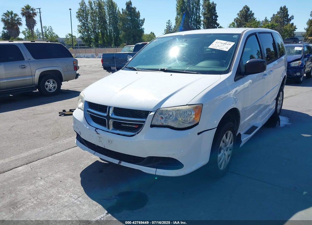 2014 DODGE GRAND CARAVAN SE VIN: 2C7WDGBG2ER220323