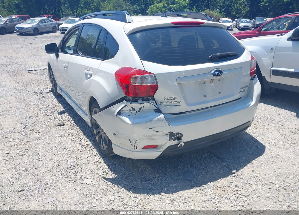 2012 SUBARU IMPREZA VIN: JF1GPAL6XCH205904