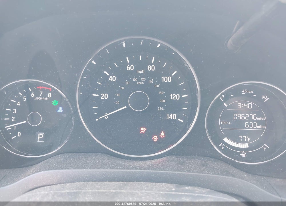 2016 HONDA HR-V VIN: 3CZRU5H32GM701731