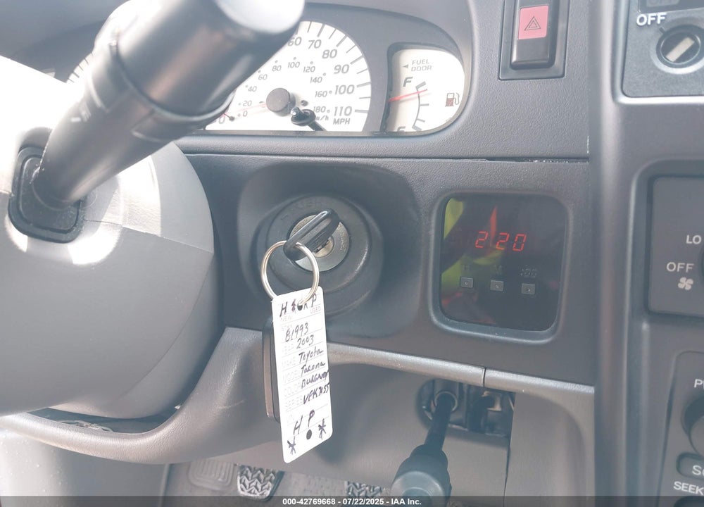 2003 TOYOTA TACOMA BASE V6 VIN: 5TEWN72N83Z164338