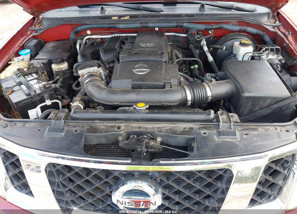 2008 NISSAN PATHFINDER VIN: 5N1AR18B18C607990