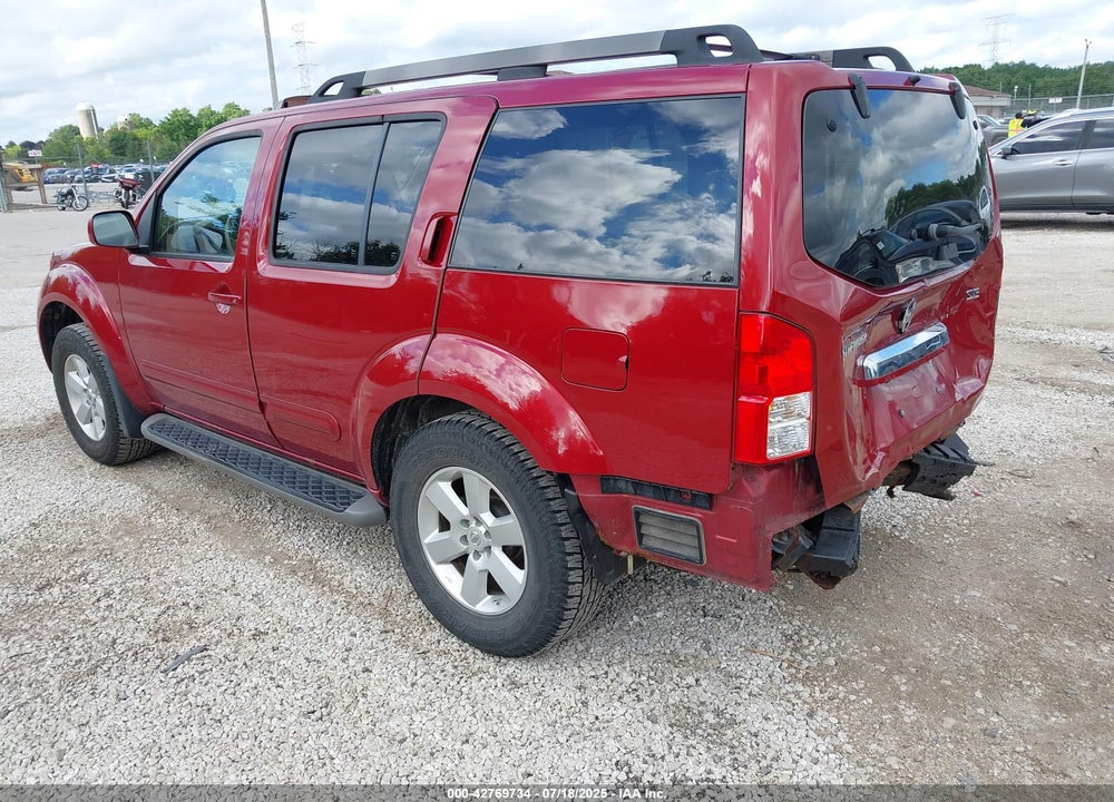 2008 NISSAN PATHFINDER VIN: 5N1AR18B18C607990