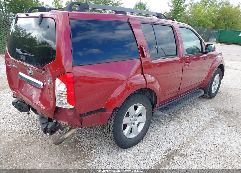 2008 NISSAN PATHFINDER VIN: 5N1AR18B18C607990