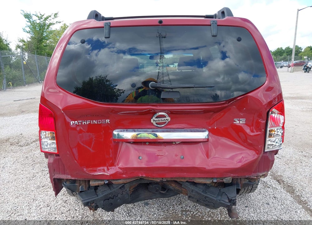 2008 NISSAN PATHFINDER VIN: 5N1AR18B18C607990
