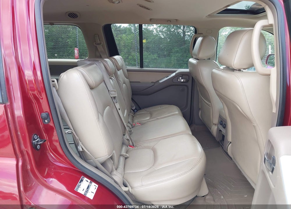 2008 NISSAN PATHFINDER VIN: 5N1AR18B18C607990