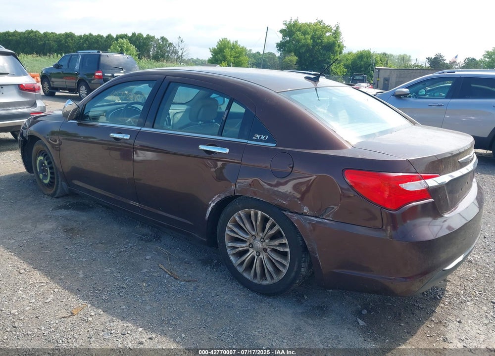 2012 CHRYSLER 200 LIMITED VIN: 1C3CCBCB6CN233776
