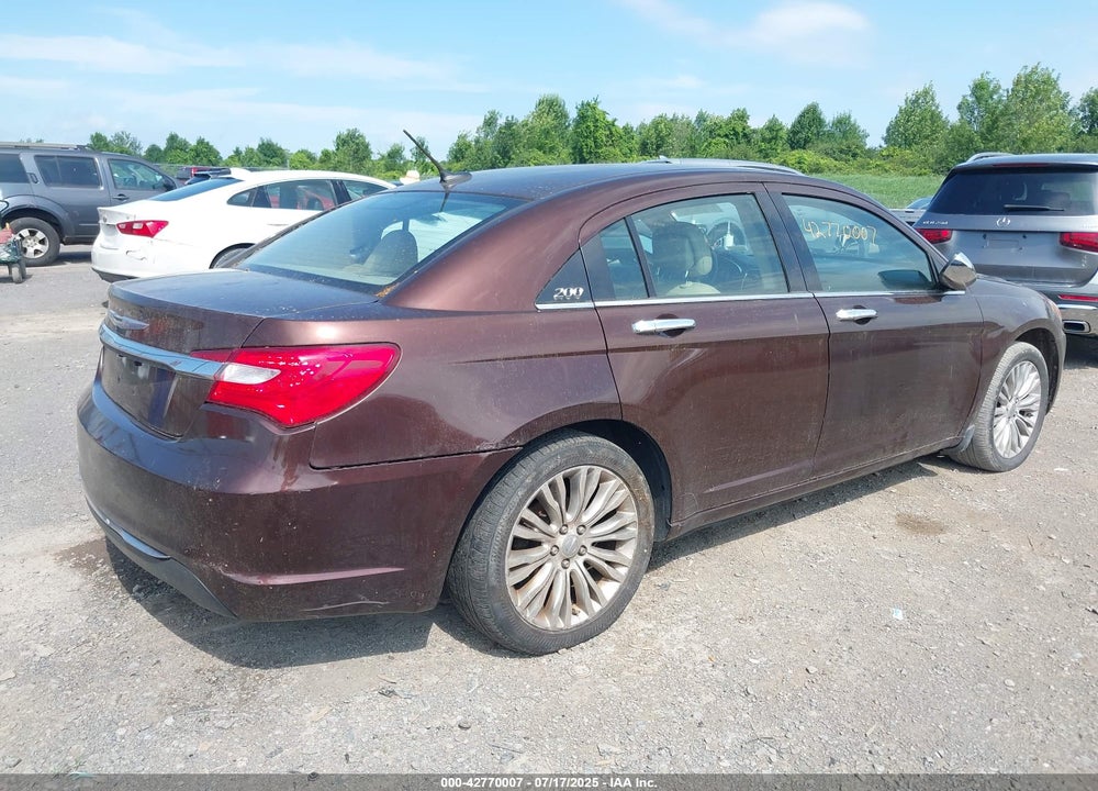 2012 CHRYSLER 200 LIMITED VIN: 1C3CCBCB6CN233776