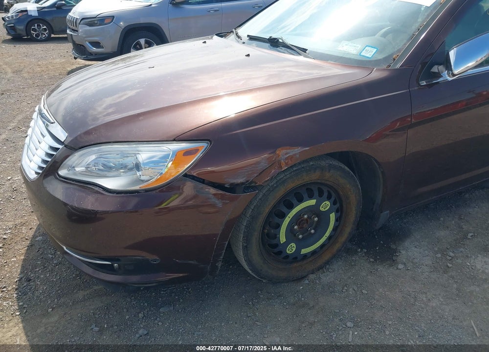2012 CHRYSLER 200 LIMITED VIN: 1C3CCBCB6CN233776