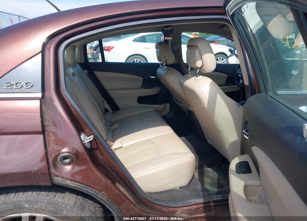 2012 CHRYSLER 200 LIMITED VIN: 1C3CCBCB6CN233776