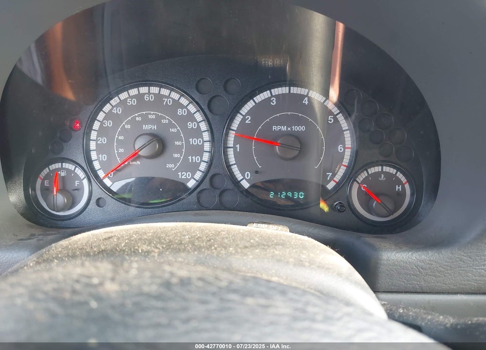 2007 JEEP LIBERTY SPORT VIN: 1J4GK48K87W507350