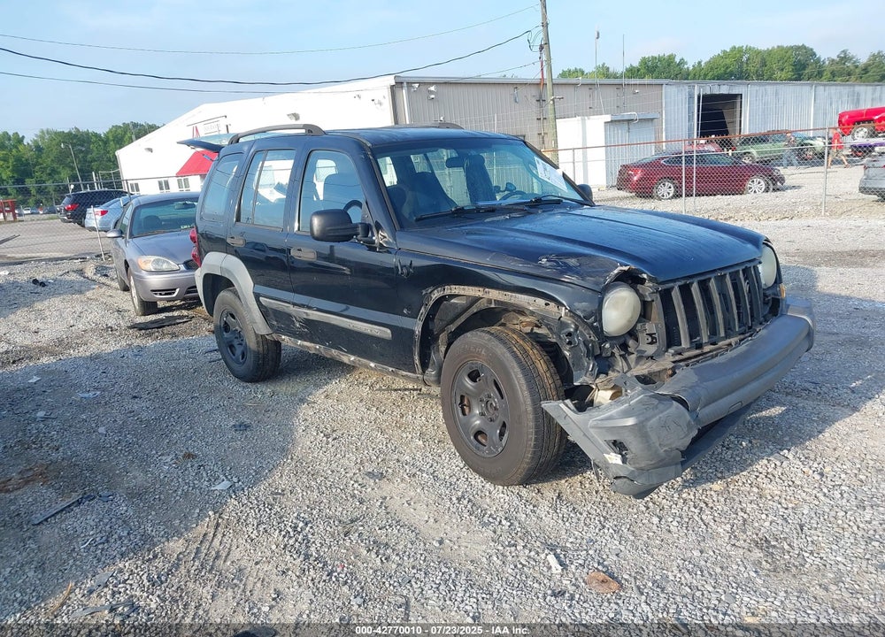 2007 JEEP LIBERTY SPORT VIN: 1J4GK48K87W507350