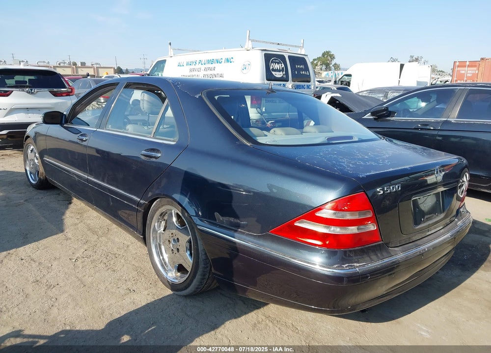 2001 MERCEDES-BENZ S 500 VIN: WDBNG75J51A164415