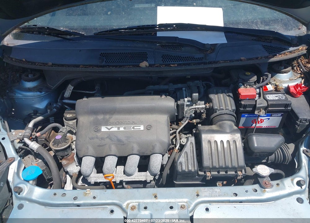 2007 HONDA FIT VIN: JHMGD38487S058706