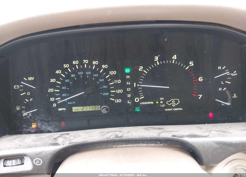 2000 LEXUS LX 470 VIN: JT6HT00WXY0079470