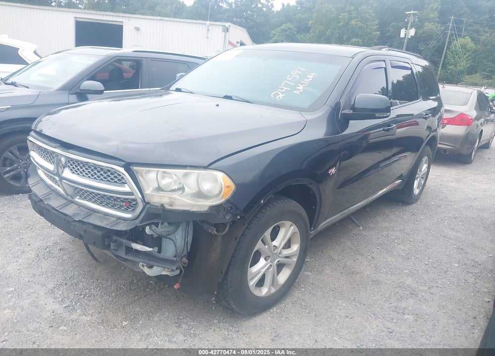 2012 DODGE DURANGO VIN: 1C4SDHDT7CC247597