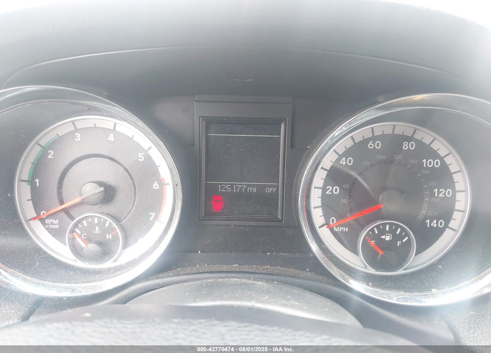 2012 DODGE DURANGO VIN: 1C4SDHDT7CC247597