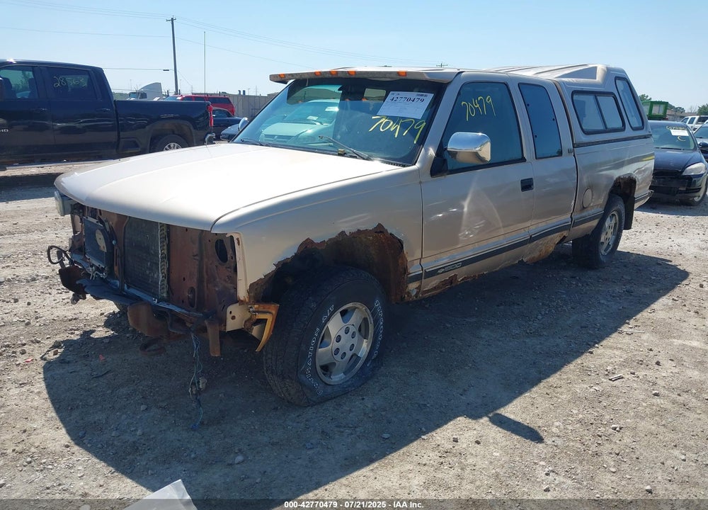 1993 CHEVROLET GMT-400 K1500 VIN: 2GCEK19K8P1252071