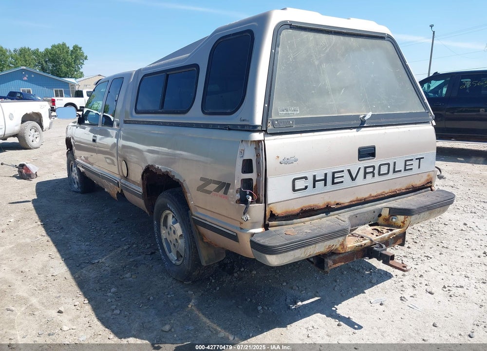 1993 CHEVROLET GMT-400 K1500 VIN: 2GCEK19K8P1252071