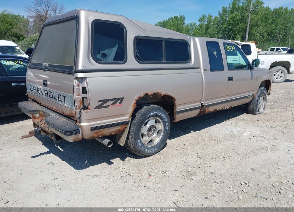 1993 CHEVROLET GMT-400 K1500 VIN: 2GCEK19K8P1252071