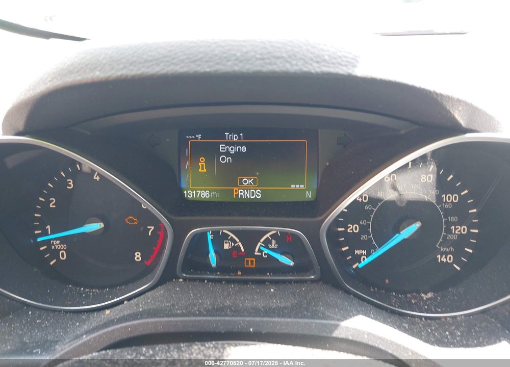 2017 FORD ESCAPE VIN: 1FMCU9GD7HUB72122