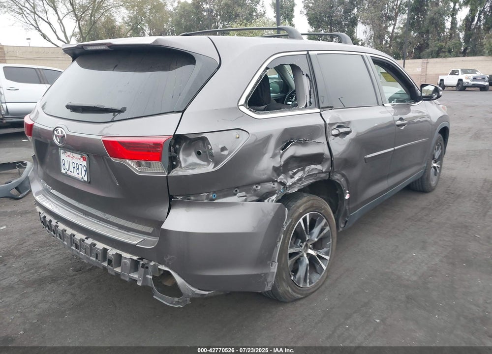2019 TOYOTA HIGHLANDER VIN: 5TDZZRFH6KS316341