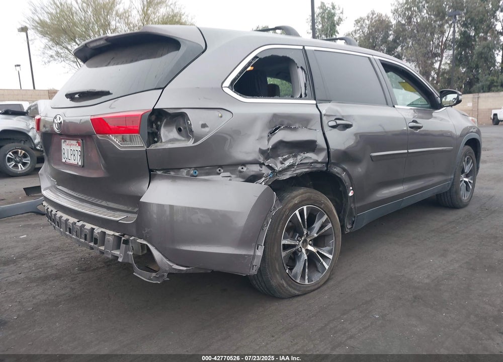 2019 TOYOTA HIGHLANDER VIN: 5TDZZRFH6KS316341