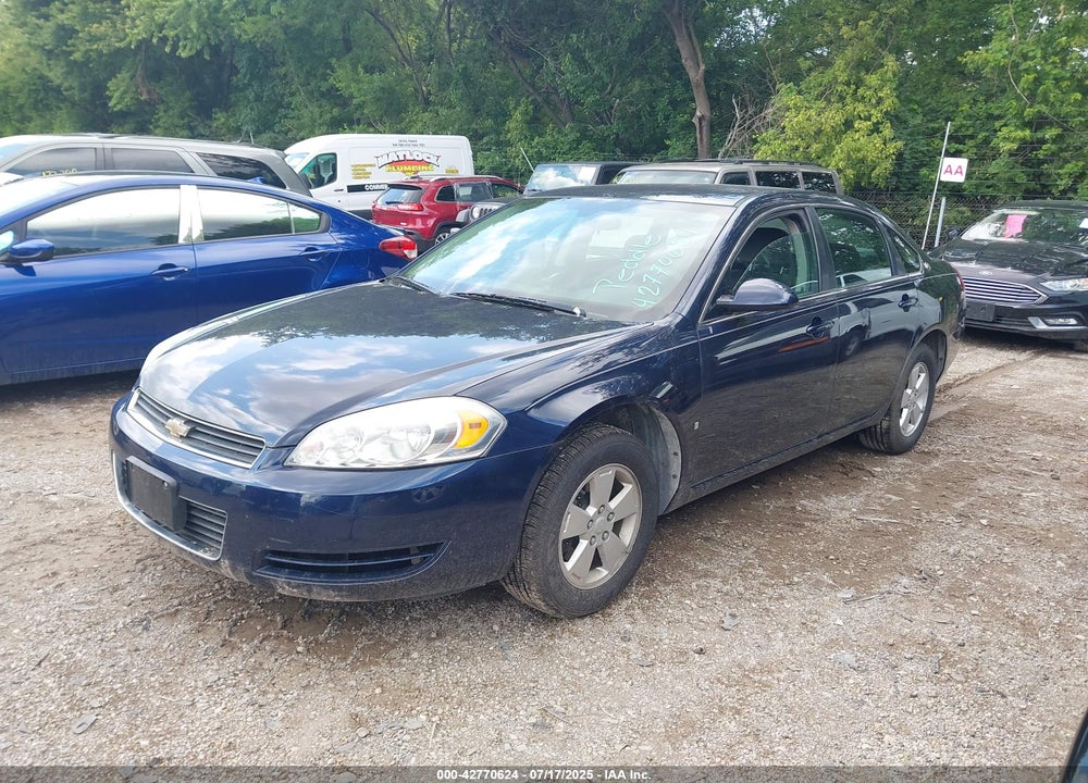2008 CHEVROLET IMPALA LT VIN: 2G1WT55K989136923