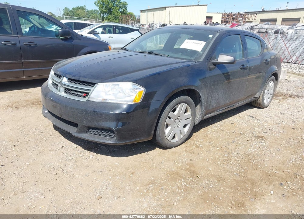 2012 DODGE AVENGER VIN: 1C3CDZAB9CN275187