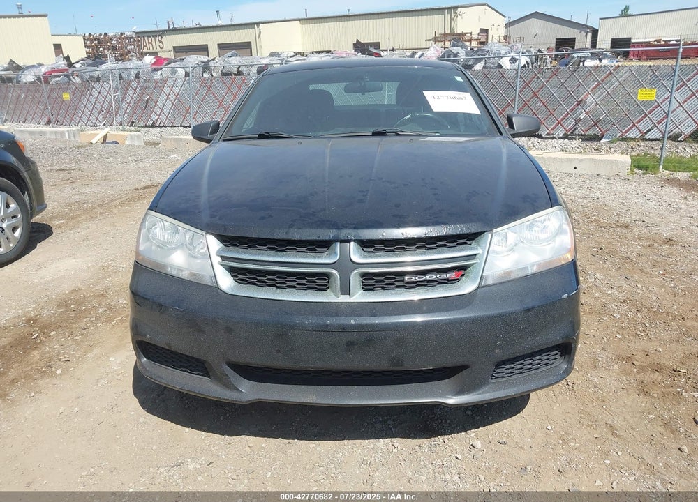 2012 DODGE AVENGER VIN: 1C3CDZAB9CN275187
