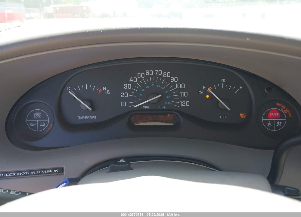 1999 BUICK CENTURY CUSTOM VIN: 2G4WS52M1X1510210
