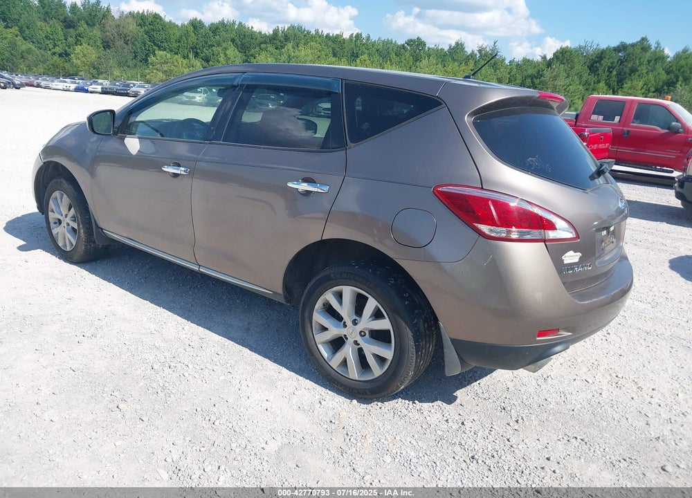 2012 NISSAN MURANO VIN: JN8AZ1MWXCW238779