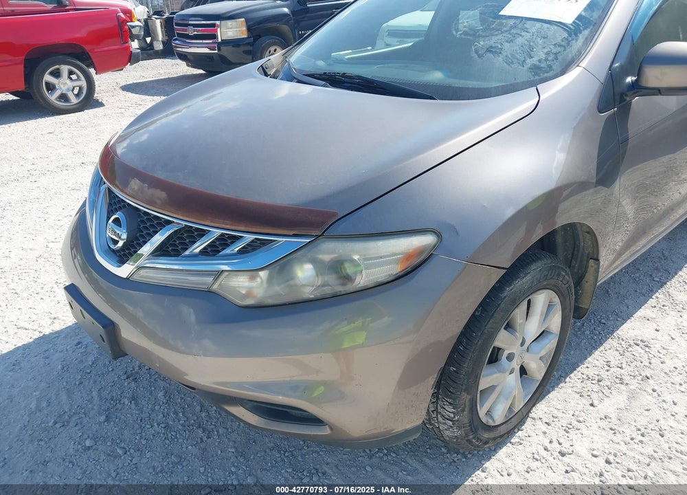 2012 NISSAN MURANO VIN: JN8AZ1MWXCW238779