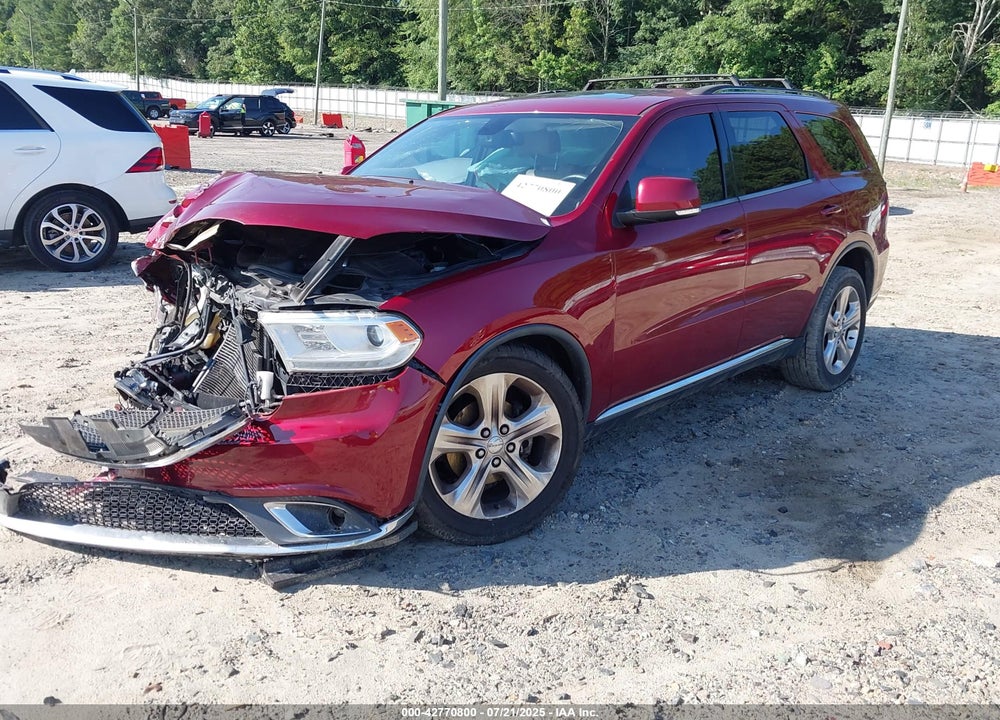 2015 DODGE DURANGO VIN: 1C4RDHDG5FC809955