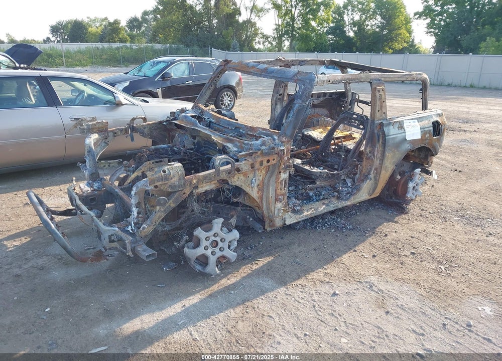 2022 FORD BRONCO VIN: 1FMDE5AH3NLB52103