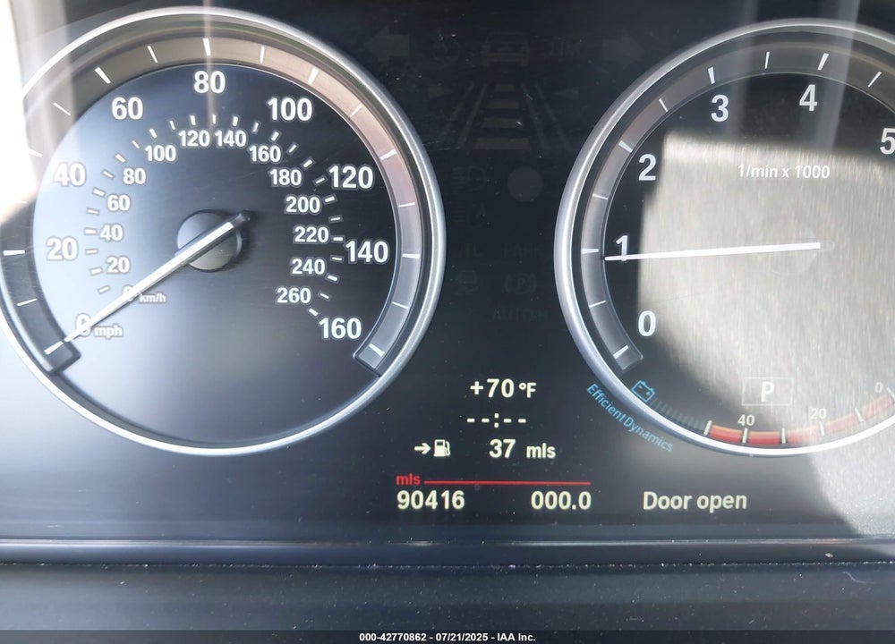 2013 BMW 5 SERIES VIN: WBAXG5C55DD233768