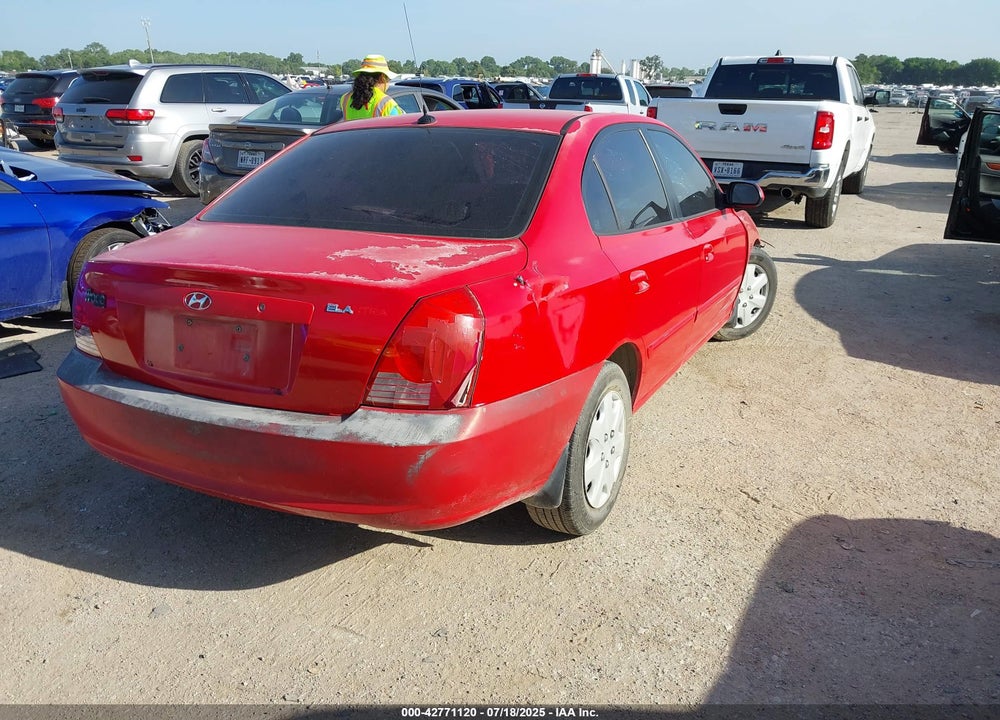 2004 HYUNDAI ELANTRA GLS/GT VIN: KMHDN46D24U888393