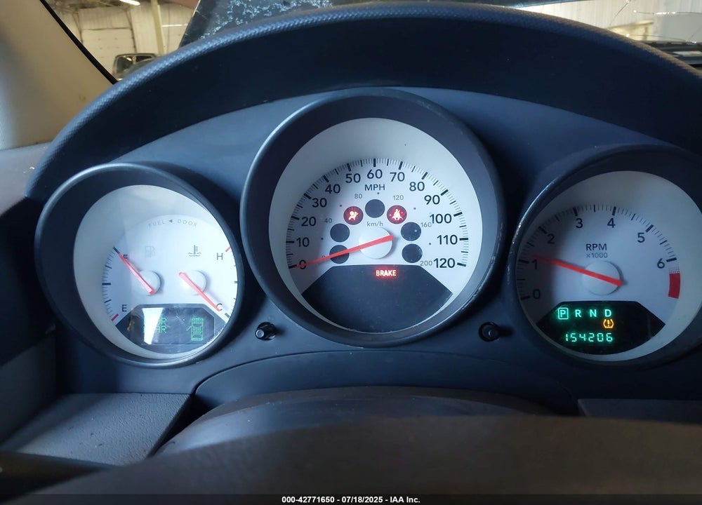 2007 DODGE CALIBER R/T VIN: 1B3HB78K57D331754
