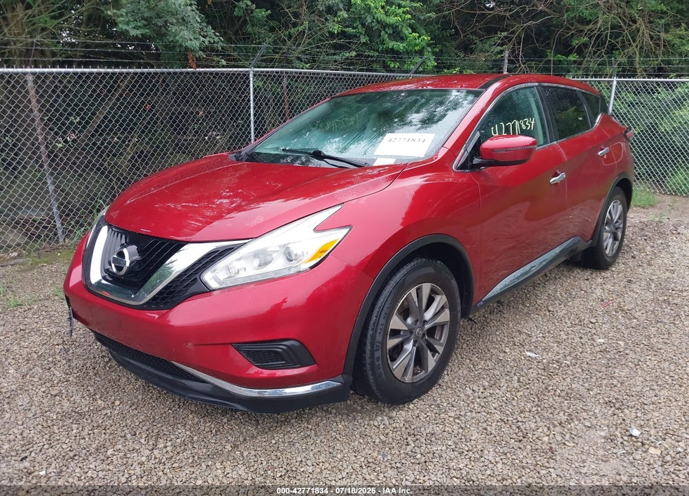 2016 NISSAN MURANO VIN: 5N1AZ2MH5GN113358