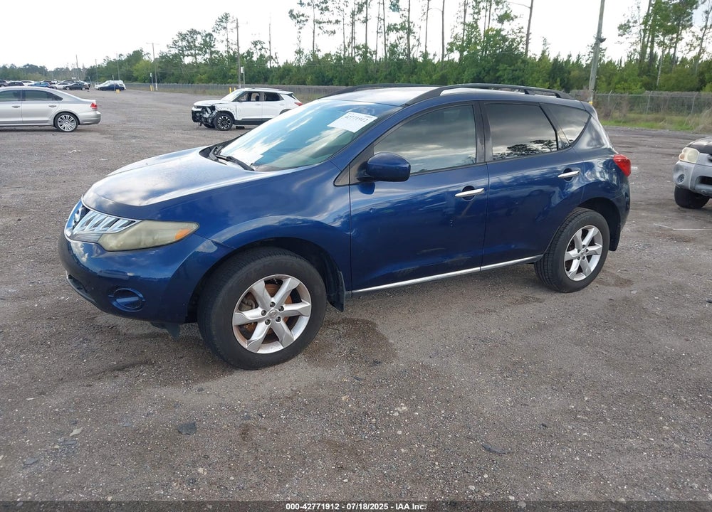 2009 NISSAN MURANO VIN: JN8AZ18W79W115346