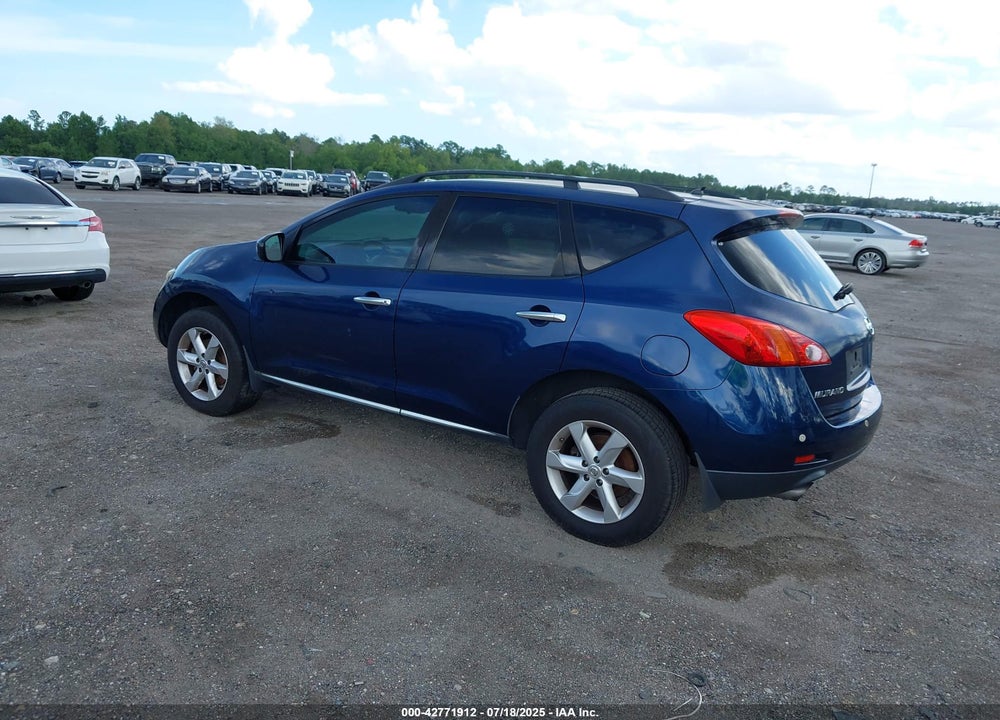 2009 NISSAN MURANO VIN: JN8AZ18W79W115346