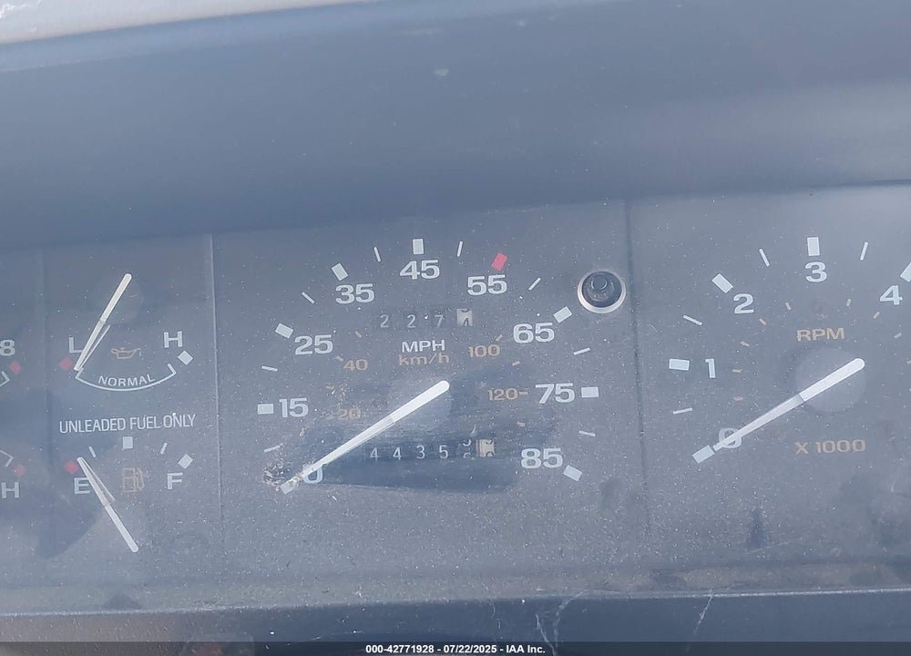 1992 FORD RANGER SUPER CAB VIN: 1FTCR14U1NTA44648