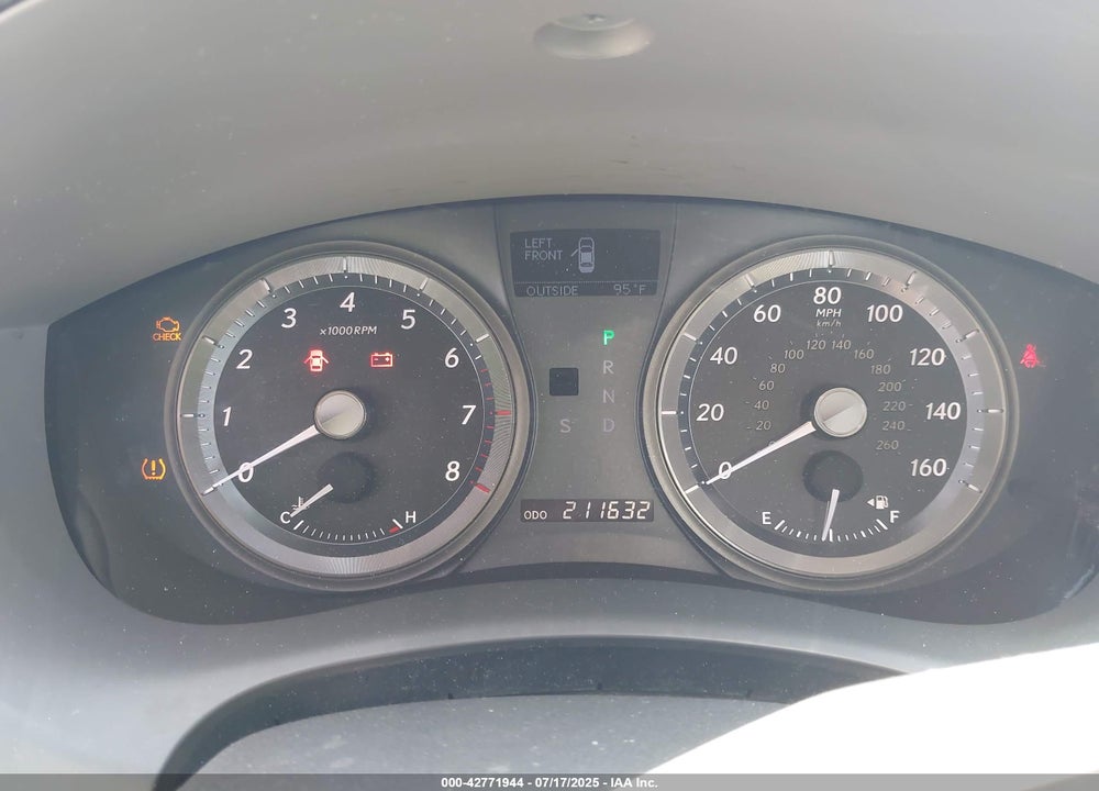 2007 LEXUS ES350 VIN: JTHBJ46G572085156
