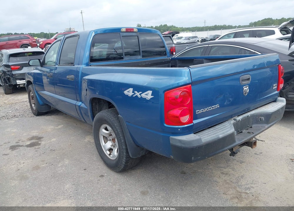 2005 DODGE DAKOTA ST VIN: 1D7HW28N05S128043
