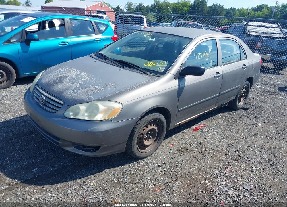 2003 TOYOTA COROLLA CE VIN: 2T1BR32E13C020289