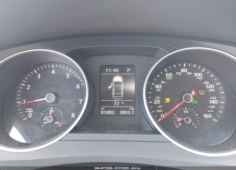 2017 VOLKSWAGEN JETTA VIN: 3VWDB7AJ5HM297610