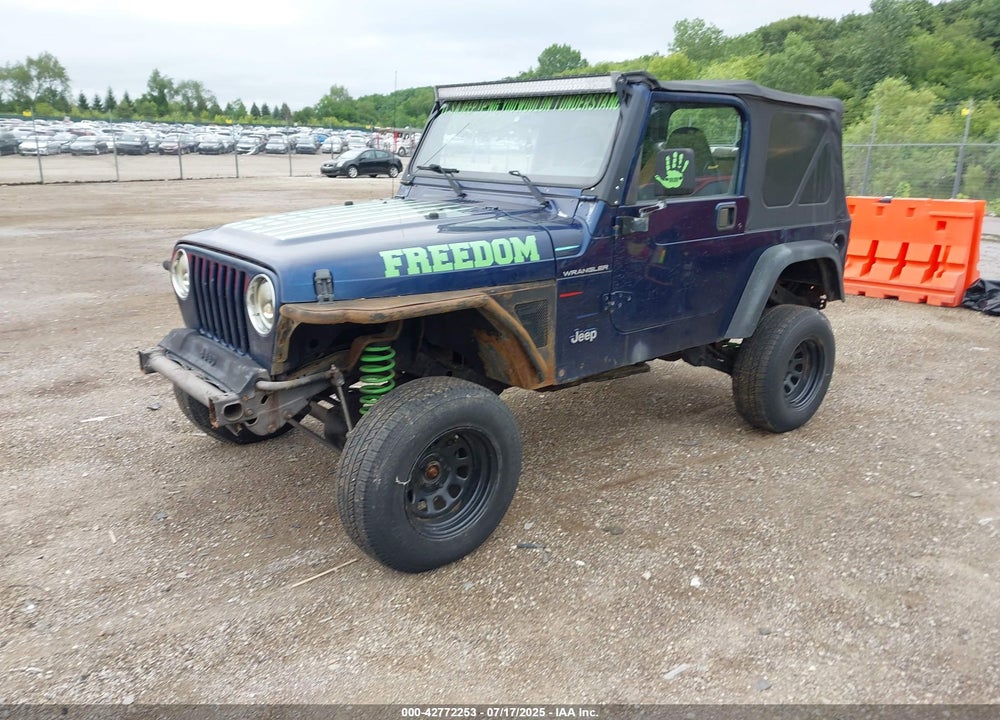2000 JEEP WRANGLER SE VIN: 1J4FA29P4YP740134