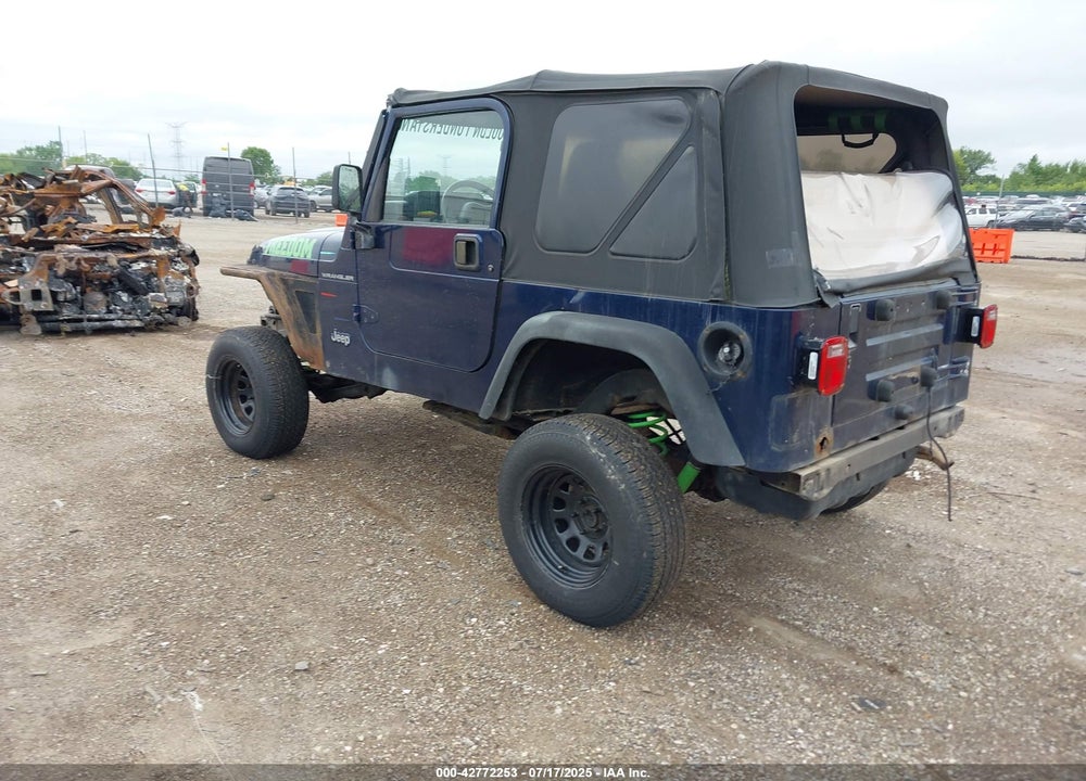 2000 JEEP WRANGLER SE VIN: 1J4FA29P4YP740134