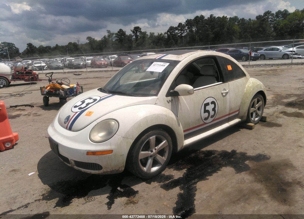 2008 VOLKSWAGEN NEW BEETLE BLACK TIE EDITION/TRIPLE WHITE VIN: 3VWFW31C98M521453