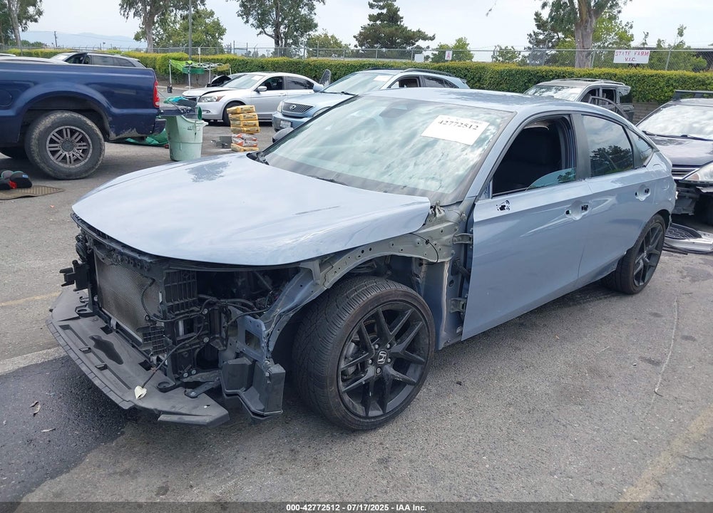 2022 HONDA CIVIC VIN: 19XFL2H88NE017165