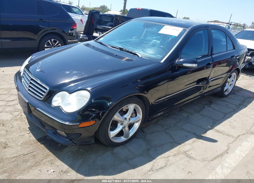2005 MERCEDES-BENZ C 230 KOMPRESSOR SPORT VIN: WDBRF40J25F559798